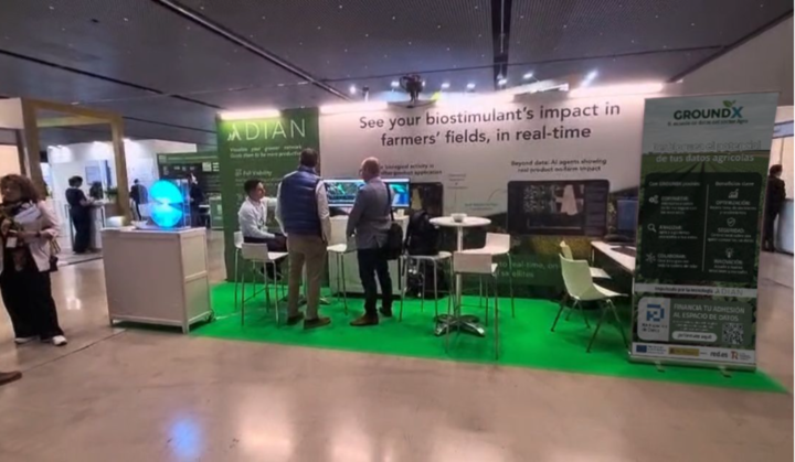 GroundX stand at Bioestimulant World Congress 2025